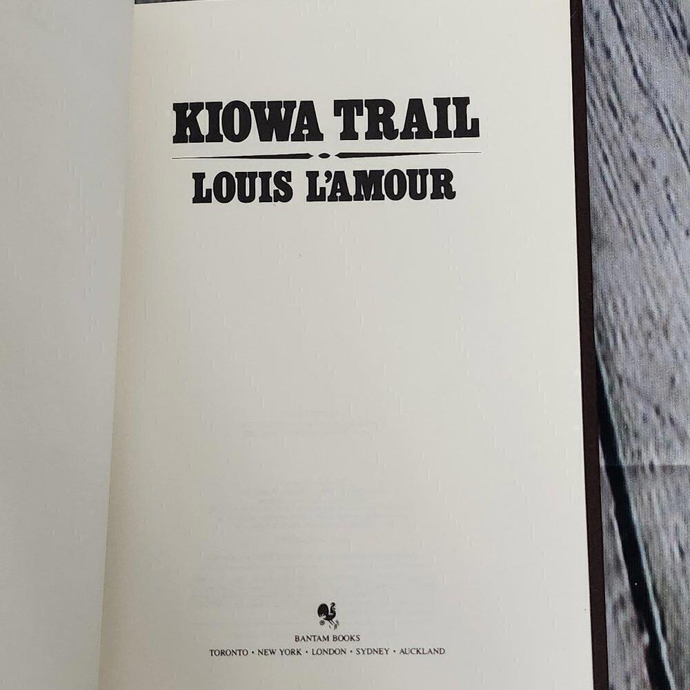 3/$25 Kiowa Trail by Louis L’Amour – Leatherette Hardcover Book - Picture 2 of 8